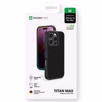 AmazingThing Titan Max Ümbris with 600D Aramid Fibers jaoks iPhone 16 Pro Max - Must