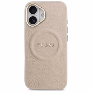 GUESS ümbris jaoks IPHONE 17 compatible with MagSafe GUHMP17SPSAMSECP (PU W/ Peony Hot Stamp) roosa
