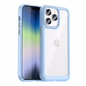 Outer Space Case iPhone 14 Pro Max kõva korpus geelraamiga sinine