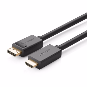 Ugreen ühesuunaline DisplayPort - HDMI kaabel 4K 30Hz 32 AWG 1.5m must (DP101 10239)