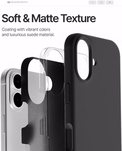 Ümbris Mercury Pure Magsafe Silicon Ümbris Apple iPhone 17 punane