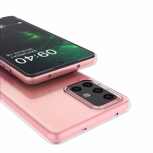 Geel kate Ultra Clear 0.5mm Samsung Galaxy A73 läbipaistev ümbris