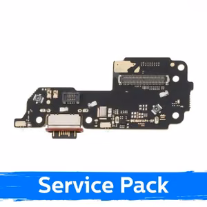 Laadimispesa seadmele Xiaomi Redmi Note 14 Pro+ 5G (+ SIM-kaardi lugeja) lintkaabliga / plaat (Service Pack)