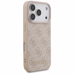 Guess Чехол для iPhone 17 Pro GUHCP17LG4GFPI (PU 4G Classic) розовый
