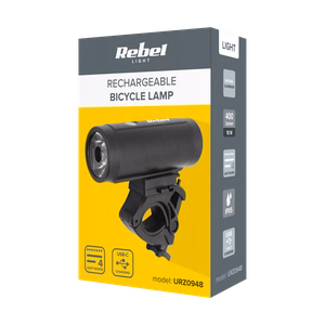 Rebel laetav LED-jalgrattatuli