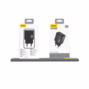 Dudao A27S 25W GaN USB-A Laadija - must
