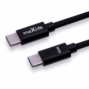 Maxlife MXUC-12 kaabel USB-C - USB-C 1,0 m 60W must