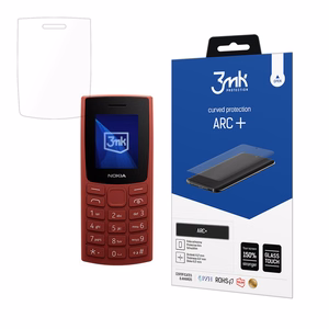 Nokia 105 4G (2023) – 3mk ARC+ telefoni ekraanikaitse