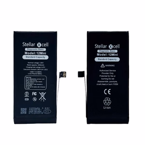 StellarXcell Diagnostic aku Apple iPhone 12 mini jaoks, 2227 mAh (standardne mahutavus + kvaliteetne BMS-i koopia)