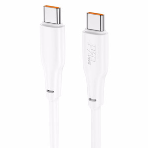 Кабель USB C - USB C Hoco 3A 100W 1 m X93 белый