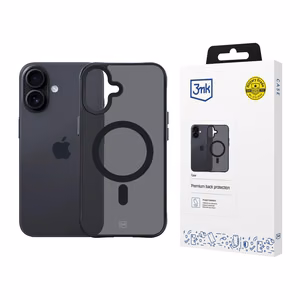 3mk Smoke MagCase jaoks iPhone 17 - Must Semi-Läbipaistev