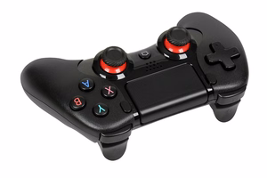 iBox IGP4 mängukontroller must Bluetooth Gamepad analoog / digitaal Android, PC, PlayStation 4, iOS