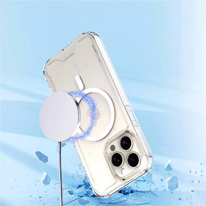 Wozinsky Clear Corner Ümbris MagSafe jaoks Samsung Galaxy S25 - Clear