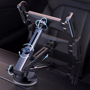 Tech-Protect V4 Car Tablet Hoidja jaoks Cockpit Kinnitus - must