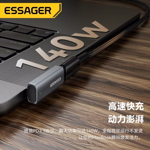 Adapter Essager Zeus must (In: Type-C / Out: Magsafe3)