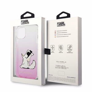 Karl Lagerfeld KLHCP14MCFNRCPI iPhone 14 Plus 6.7 "hardcase pink / pink Choupette Fun