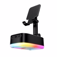 Borofone kaasaskantav Bluetooth-kõlar BR200 Marea 3 in 1 koos hoidiku ja 1500mAh akupangaga must