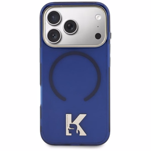 Karl Lagerfeld IML K Head Logo MagSafe Ümbris for iPhone 17 Pro - sinine