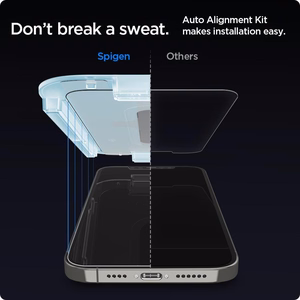Spigen Glas.tR EZ Fit karastatud klaas iPhone 12 / iPhone 12 Pro jaoks - 2 tk.