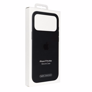 iPhone 17 Pro Max Silikoon Ümbris with MagSafe – Must