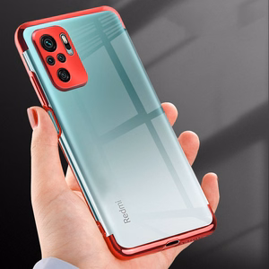 Selge värviga ümbris geel TPU galvaaniline raam kate Xiaomi Redmi Note 10 5G / Poco M3 Pro sinine
