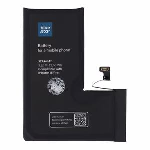 Battery jaoks iPhone 15 PRO 3274 mAh Sinine Star HQ