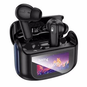 HOCO juhtmevaba kõrvaklapid bluetooth with touch screen TWS ANC + ENC EQ21 midnight must
