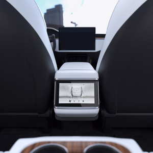 Spigen Glas.tR Slim Karastatud klaas jaoks Tesla Model X 2022 / Model S 2021 - must