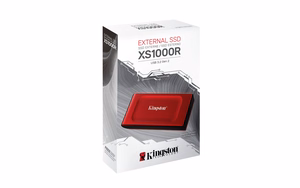 Kingston Technology 2TB XS1000 punane väline kaasaskantav SSD USB 3.2 Gen 2