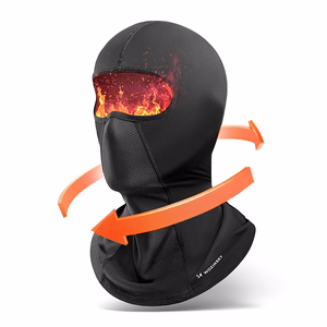 Wozinsky WKM-03B talvine balaklava näomask mootorrattale ja jalgrattale - must