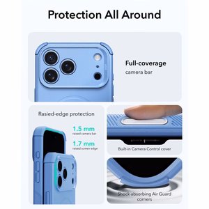 ESR Cyber Tough MagSafe ümbris mudelitele iPhone 18 Pro Max / 17 Pro Max, helesinine
