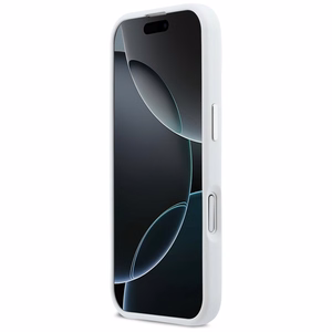 BMW M Silicon Horizontal Line MagSafe Ümbris jaoks iPhone 17 - valge