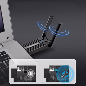 Wozinsky WAX-1800 Dual-Band Wireless USB 3.0 WiFi 6 Adapter - Black