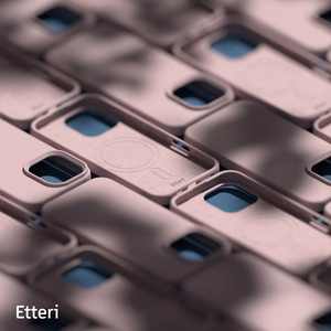 Etteri Silicone Mag ümbris iPhone 16 Pro 6,3" hele roosa