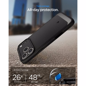 Spigen Rugged Armor MagSafe ümbris iPhone 17 Pro Max / 18 Pro Max jaoks, mattmust
