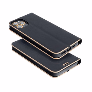 Чехол-книжка для Samsung A27 Luna Book Gold черный