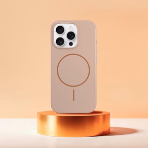 Ümbris jaoks iPhone 17 AIR Läikiv Mag Kate compatible koos MagSafe desert kuldne