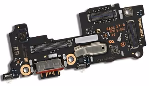 Flex Xiaomi Poco F6 Pro koos charging connector ja microphone, SIM card contact original (service pack)