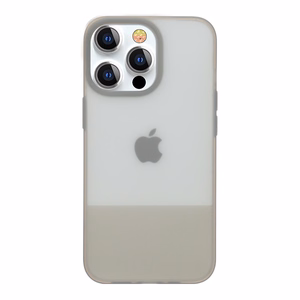 Kingxbar Plain seeria ümbris iPhone 13 Pro Max silikoonist ümbris hallile