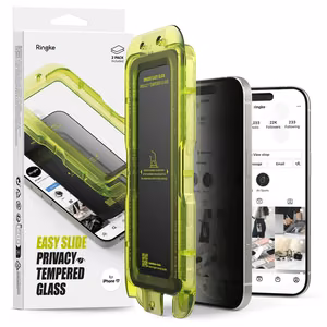 Ringke Easy Slide набор 2 шт. стекло приватности для iPhone 17 - черный