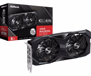 Asrock Challenger 90-GA41ZZ-00UANF Videokaart AMD Radeon RX 7600 8 GB GDDR6