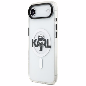 Karl Lagerfeld IML Karl Sketch Logo MagSafe Ümbris jaoks iPhone 17 Air - Läbipaistev