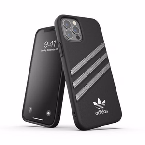 Adidas OR Molded Case Naise ümbris iPhone 12 / iPhone 12 Pro jaoks - must