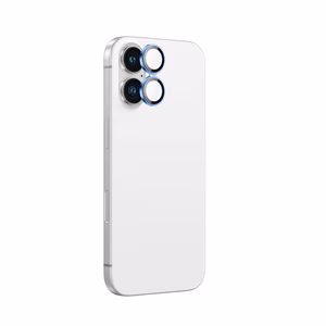 AmazingThing AR Aluminum 2 Lens Glass with Camera Lens Raamiga jaoks iPhone 16 / 16 Plus - Sinine