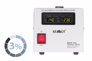 Automaatne pingestabilisaator KEMOT MSER-500 (500 VA, servomootor)