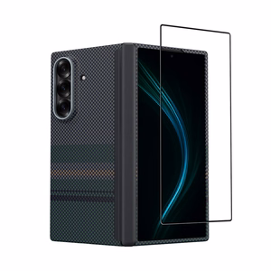 Benks Combo Armor Air Aurora Axis Kevlar jaoks Samsung Galaxy Z Fold 7 - set of back ümbris + front cover + corning glass