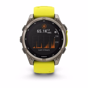 Nutikell Garmin Fenix 8 Sapphire Solar kollane