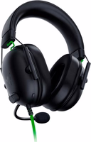 Razer Blackshark V2 X Headset Wired Head-band Gaming must, roheline