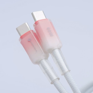 Cable USB C to USB C Forcell F-Energy QC4.0 PD 3A 60W Gradient 1 m C354 white