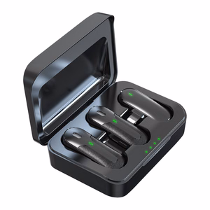 Devia microphone for smartfon Kintone Lightning wireless 2in1 black